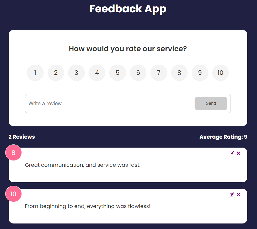 Feedback App